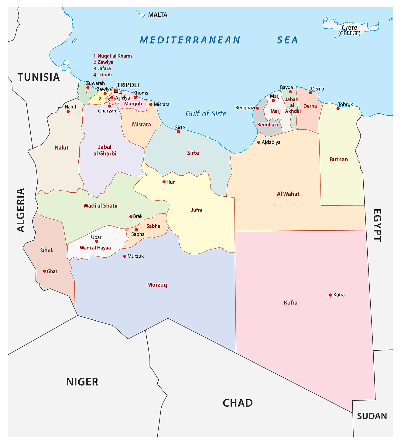 Libya Map Atlas 