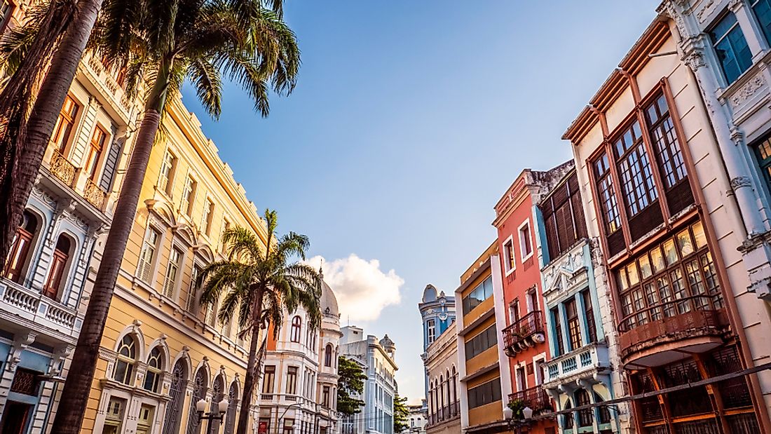 Recife, Pernambuco, Brazil. Editorial credit: Marcio Jose Bastos Silva / Shutterstock.com. 