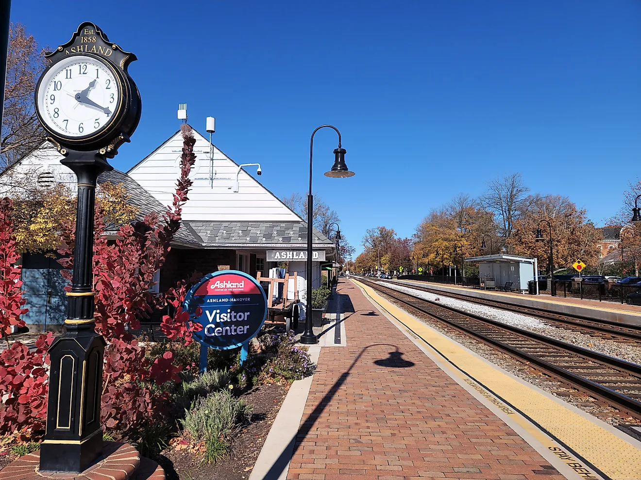 Train station in Ashland, Virginia. Image by OJUP via Shutterstock. 