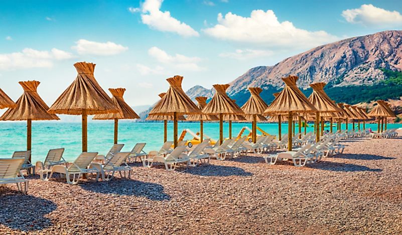 Tourism is a major industry in Croatia.