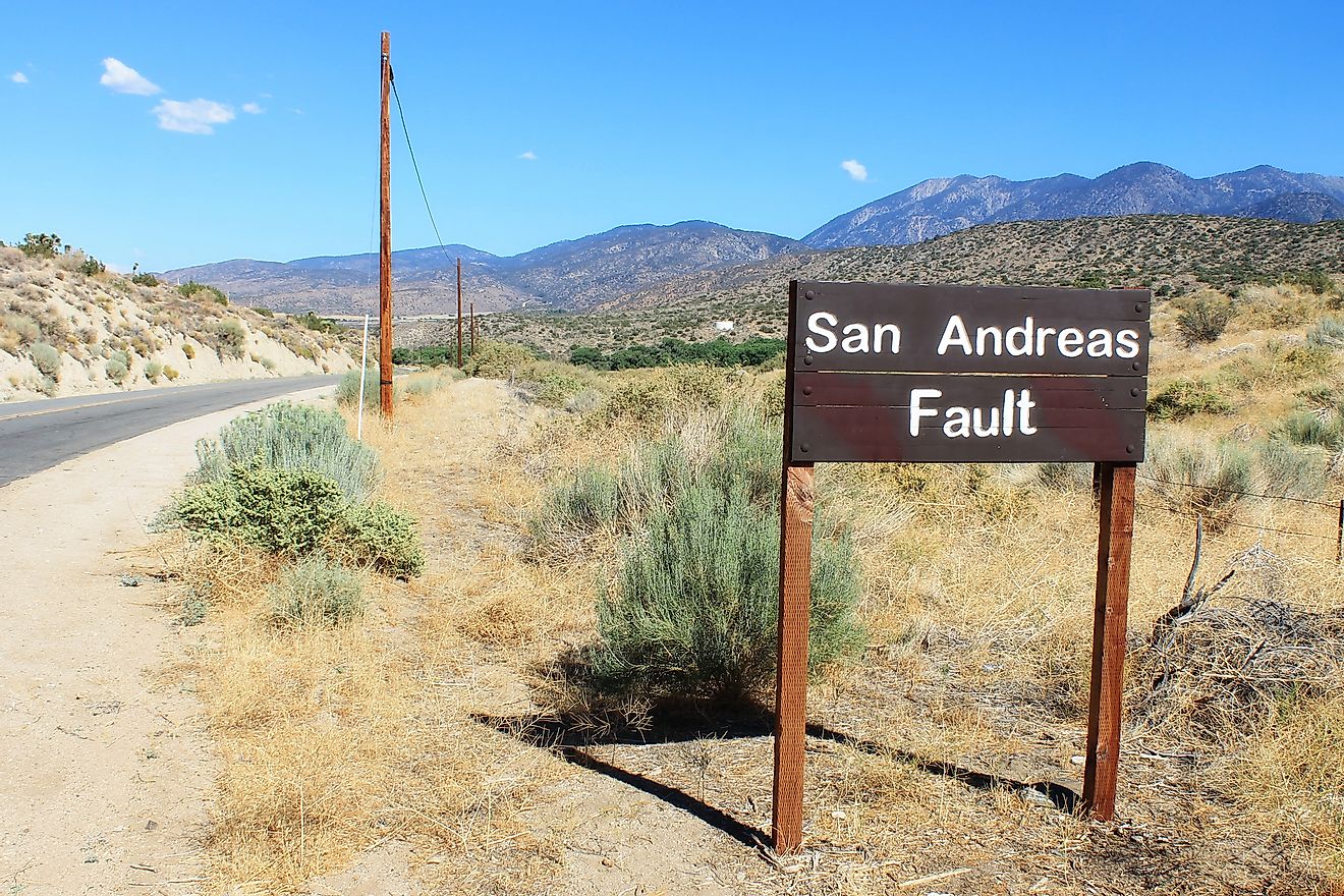 The San Andreas Fault passes through Southern California.