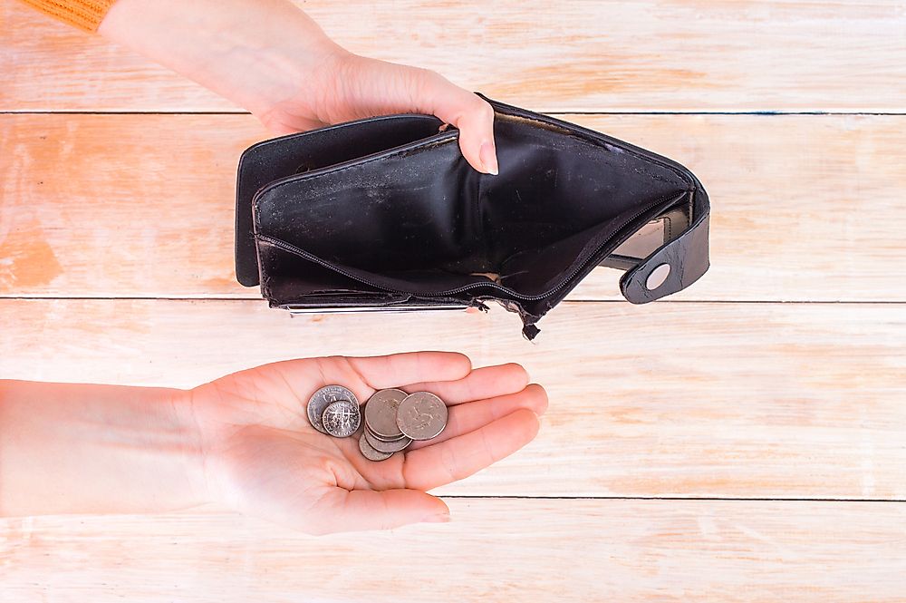 Although the United States is perceived as a wealthy country, many people live in poverty.