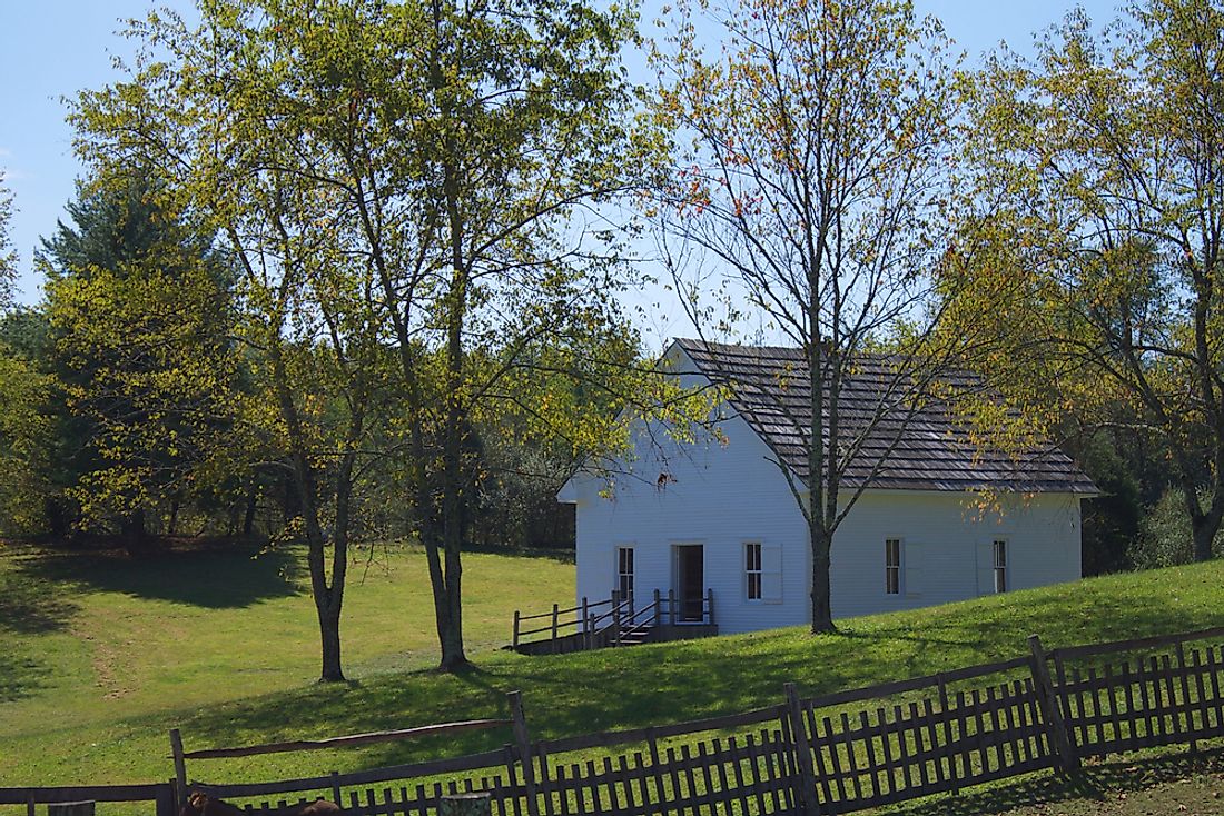 An old Christian Church House in Kentucky. 