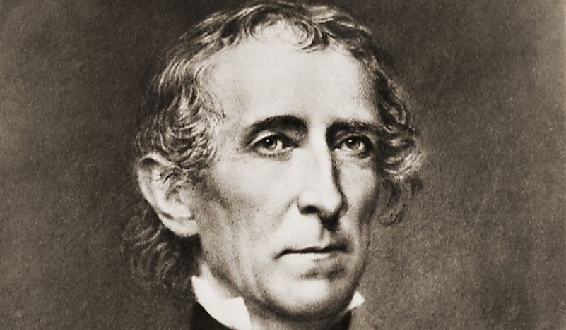 Portrait of John Tyler. 