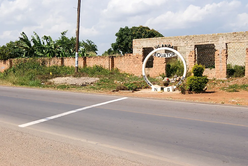 The border between Uganda and South Sudan. 