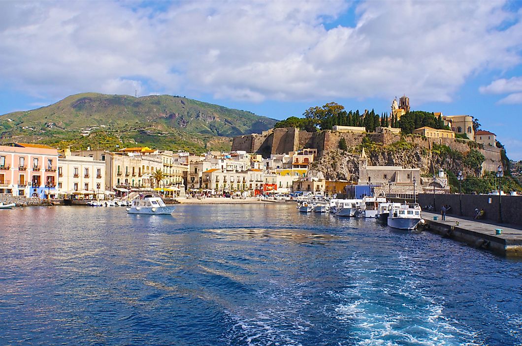 Lipari is the largest of the Aeolian Islands.