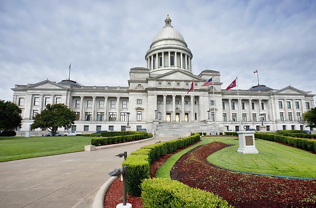 The Arkansas State Capitol. 