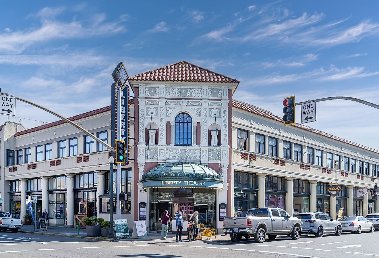 Liberty Theatre in downtown Astoria, Oregon. Image credit BZ Travel via Shutterstock.com