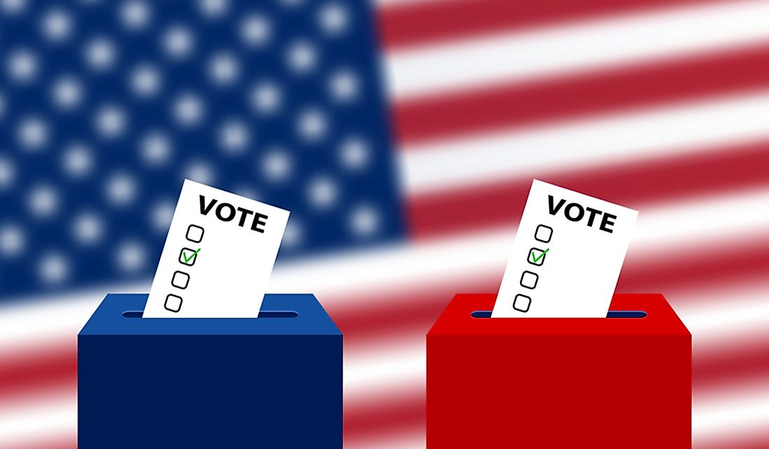 Two US states split their electoral votes.