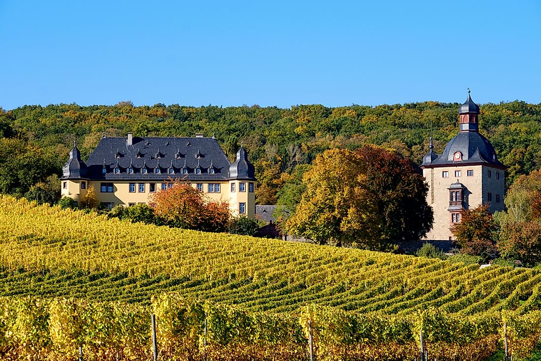 Schloss Vollrads wine estate in Oestrich-Winkel, Germany.