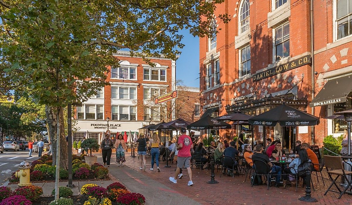 Downtown Salem, Massachusetts during The annual Haunted Happenings festival. Image credit Heidi Besen via Shutterstock