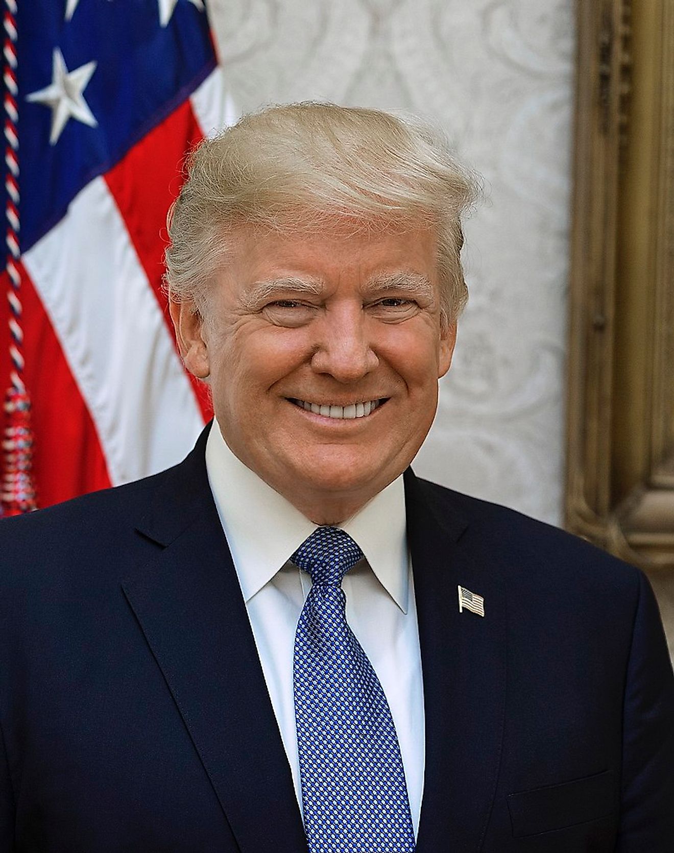 Official White House portrait of President Donald J. Trump taken by Shealah Craighead on October 6, 2017 in Washington, D.C.