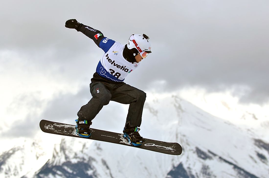 room leg uit haar Top Performing Countries In The FIS Snowboard World Championships -  WorldAtlas