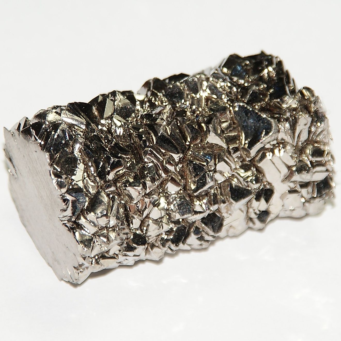 Crystals of titanium.