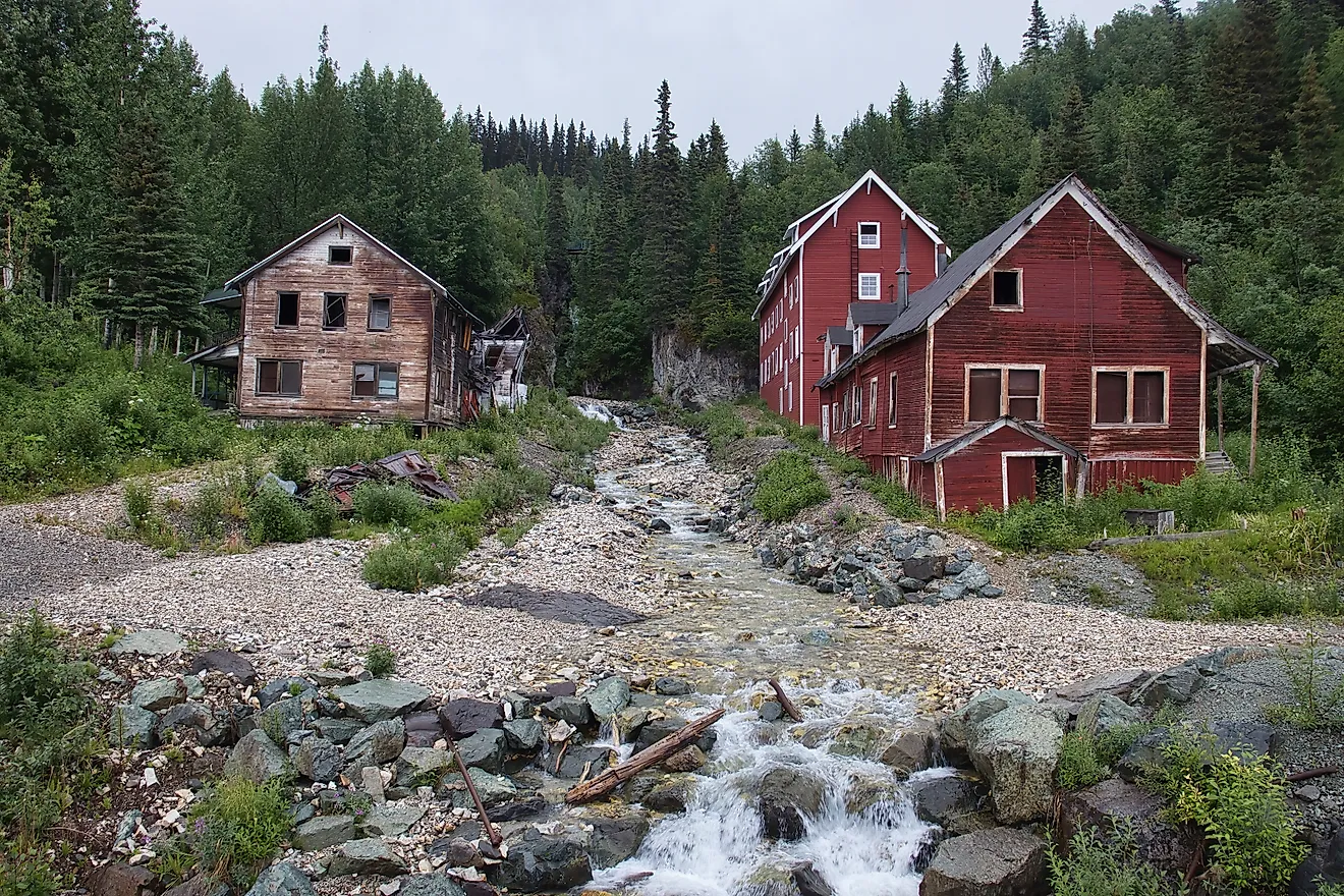  Two buildings at Kennecott, Alaska