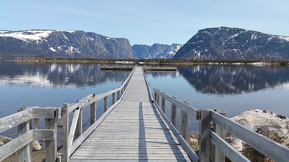 Gros Morne National Park is known for its stunning cliffs. 