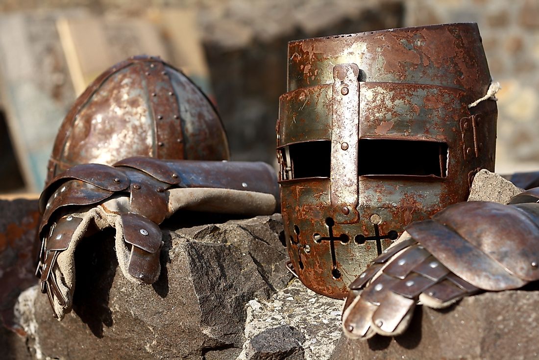 Typical armor used during the time of the crusades. 