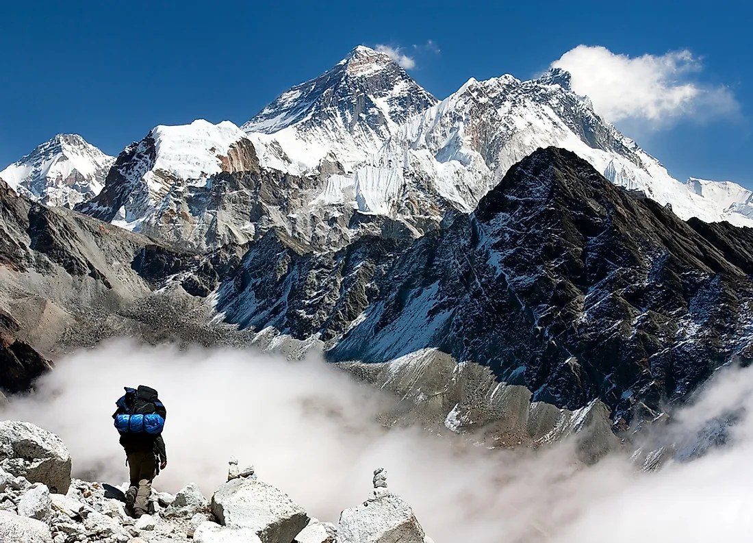 Green Boots is used as a landmark for other climbers of Mount Everest.