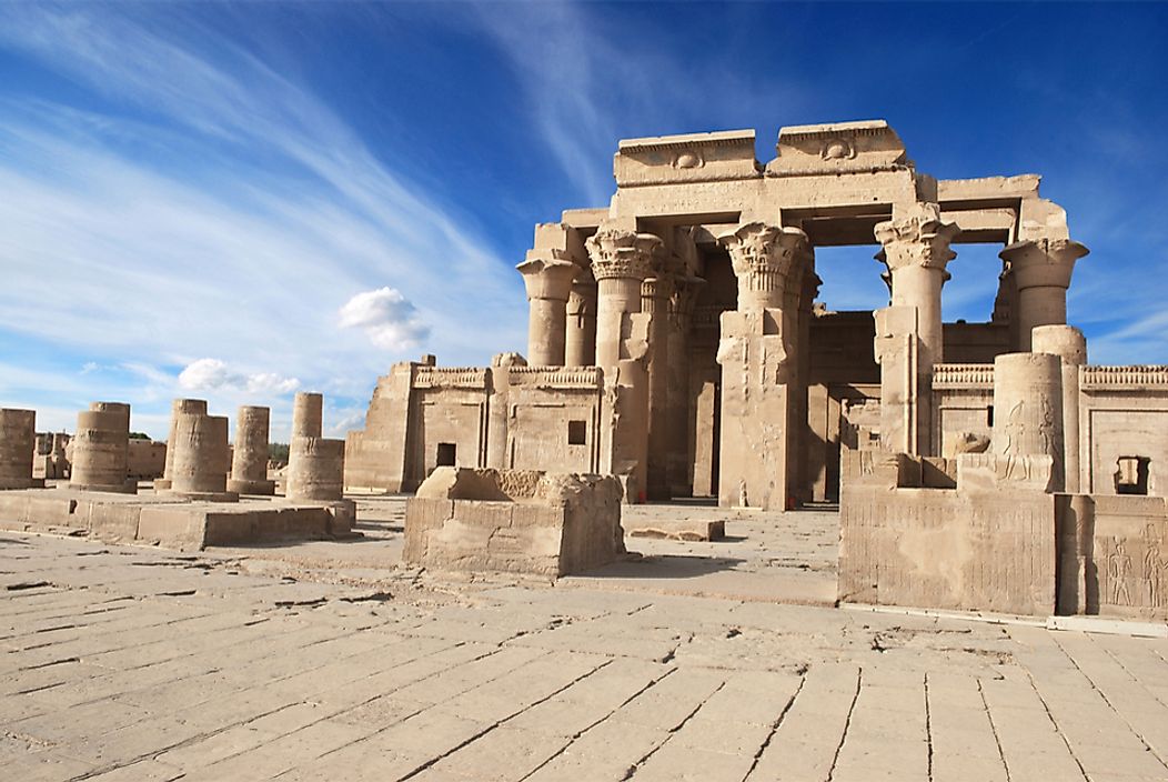 Ruins of the Temple of Kom Ombo.