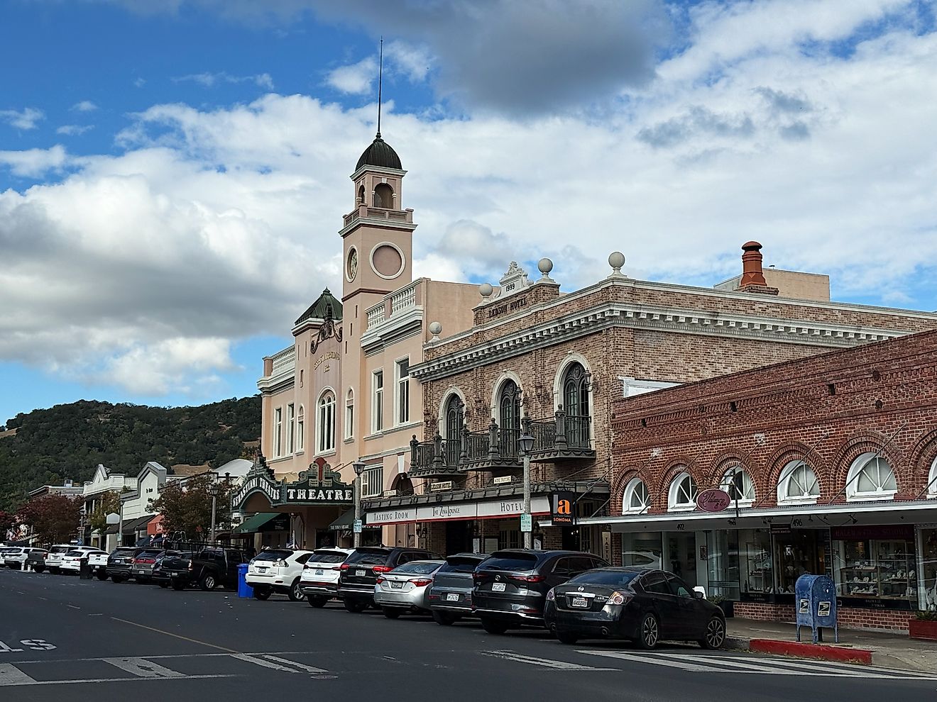 Sebastiani Theater in downtown Sonoma, California. Image credit Michael Vi via Shutterstock