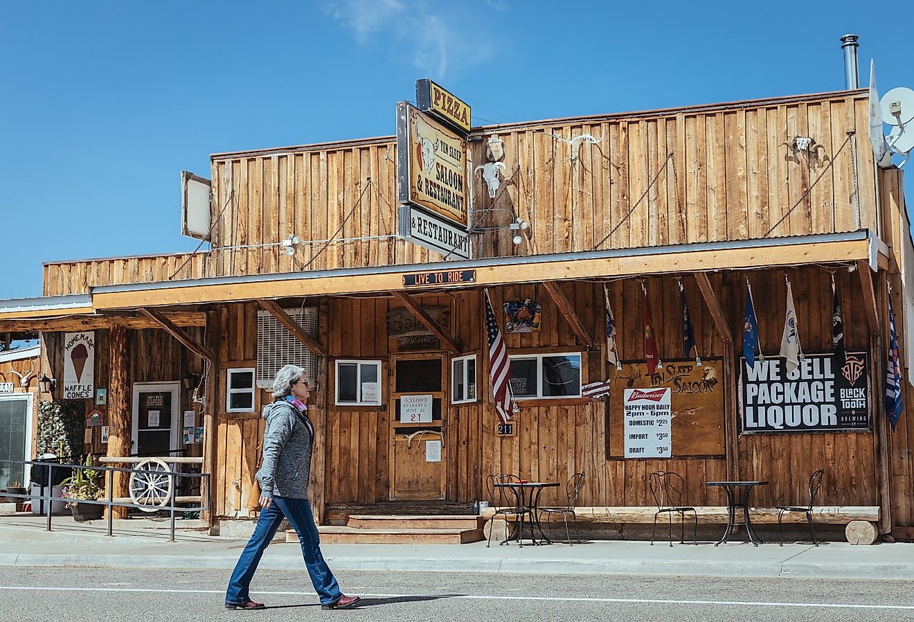 Ten Sleep Saloon Steakhouse, Wyoming. Image credit magraphy via Shutterstock