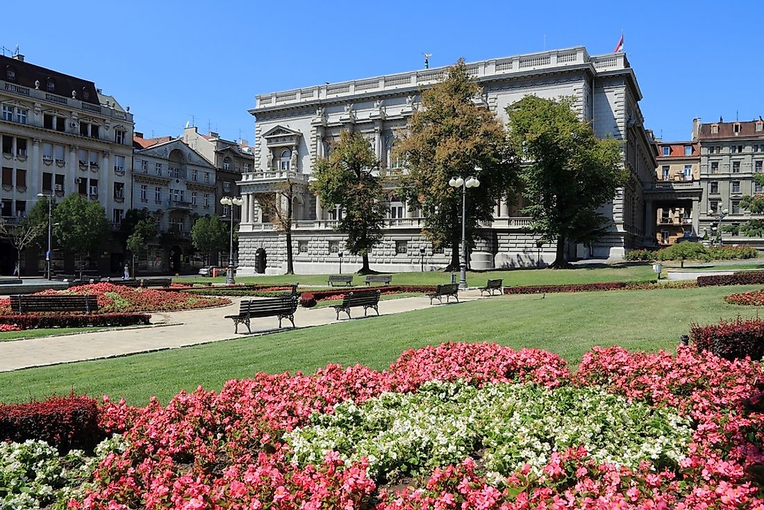 The Old Gardens in Belgrade, Serbia.