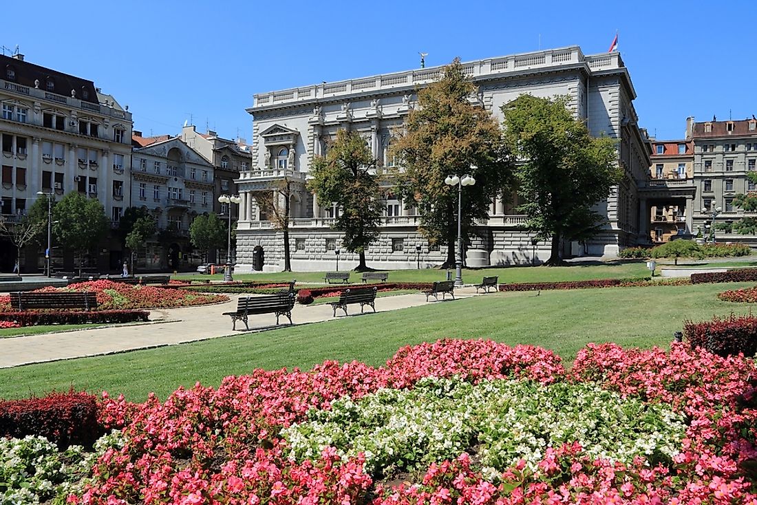 The Old Gardens in Belgrade, Serbia. 