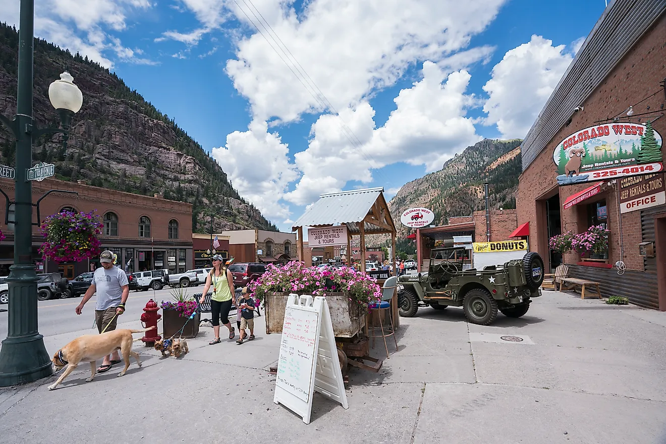 Main street Ouray, Colorado, via wanderluster on iStock.com