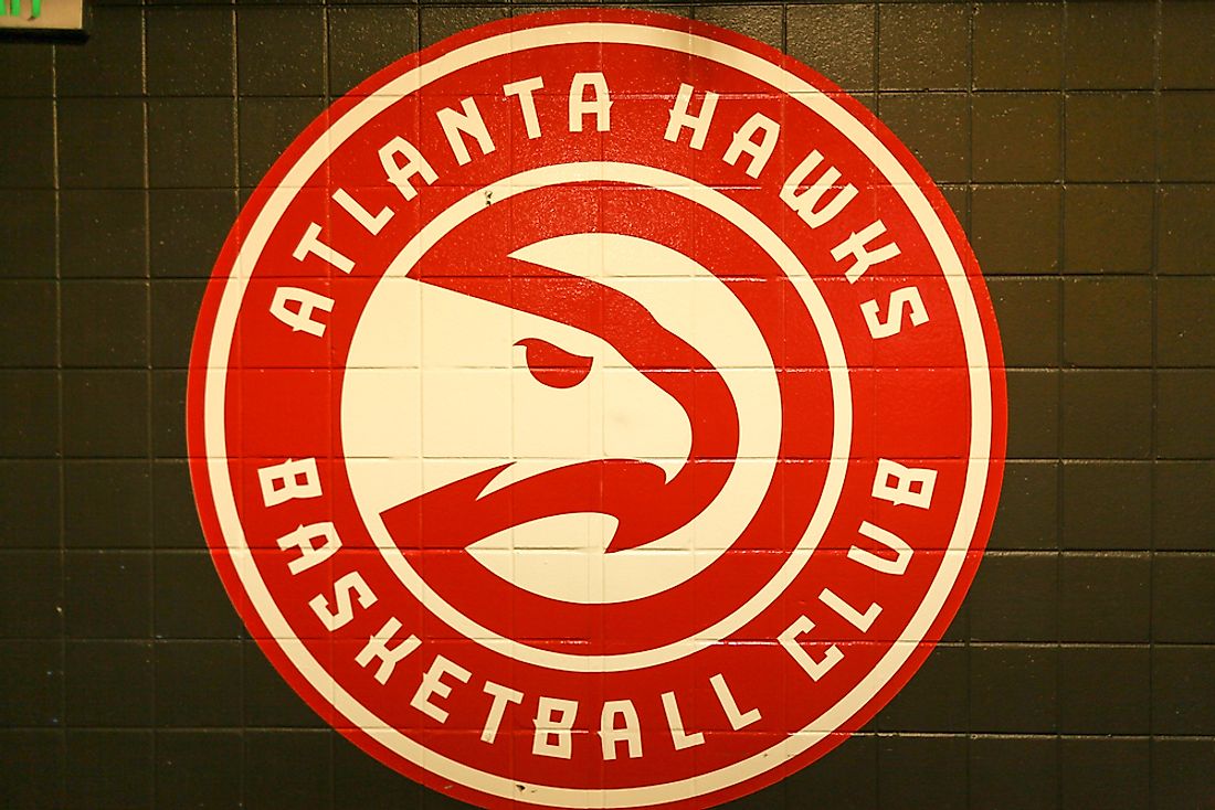 The Atlanta Hawks is a member of the National Basketball Association. Editorial credit: Jamie Lamor Thompson / Shutterstock.com