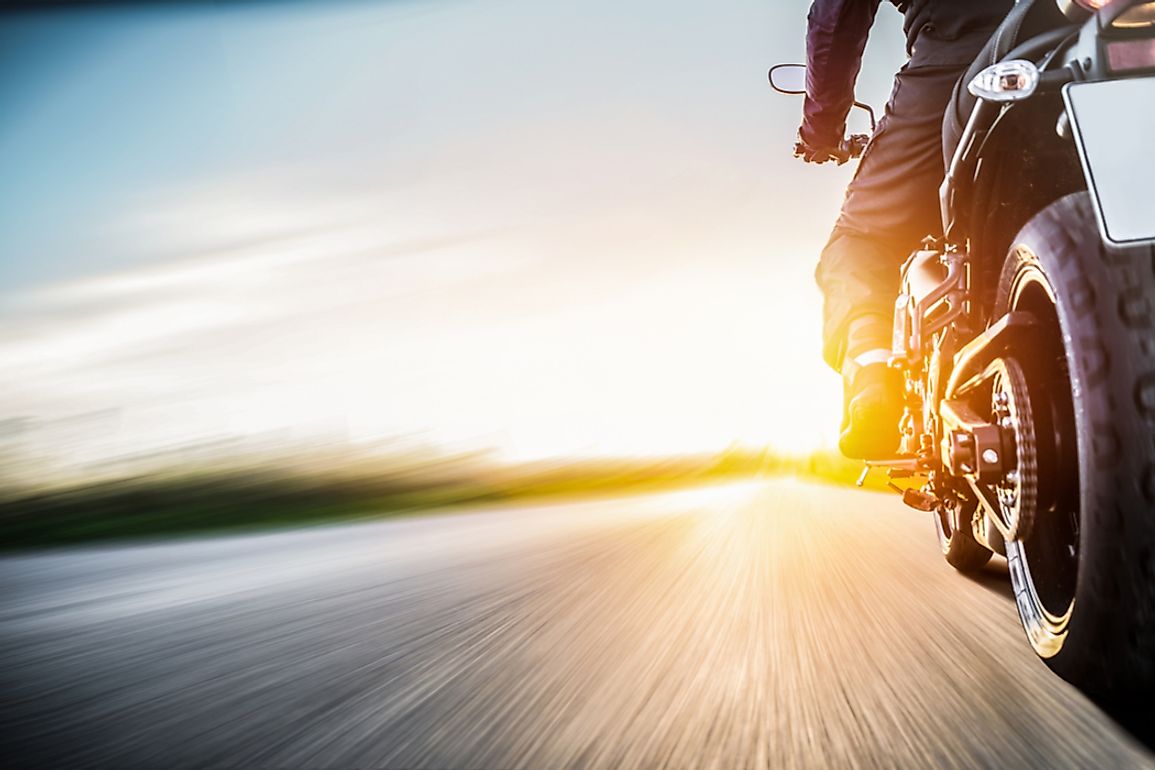 Scenic landscapes and climate are significant factors in driving motorcycle registrations in a given US state, along with total population, accessibility, and economy.