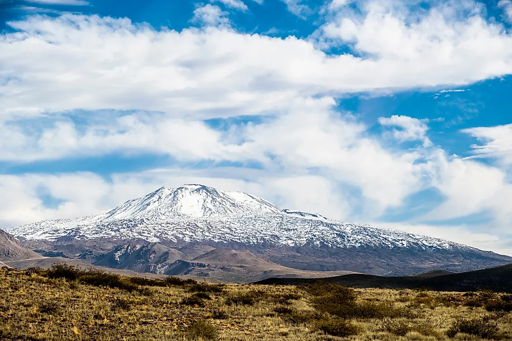 Argentina's Mount Aconcagua.