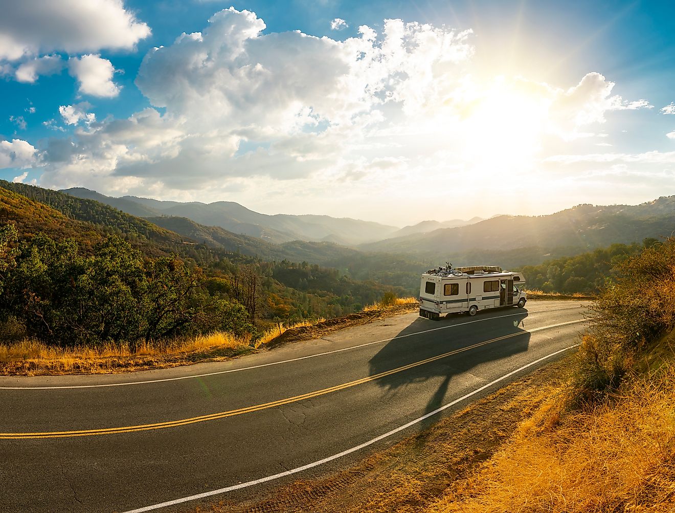 RV road trip adventure in the USA.