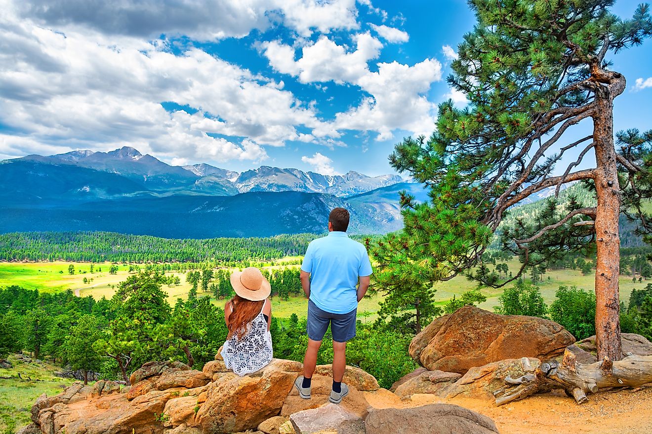 Rocky Mountains National Park near Estes, Colorado.