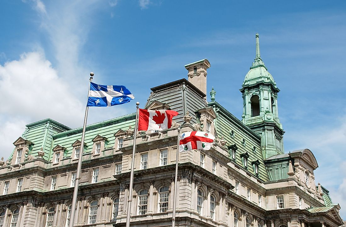 Old Montreal in the summer. 