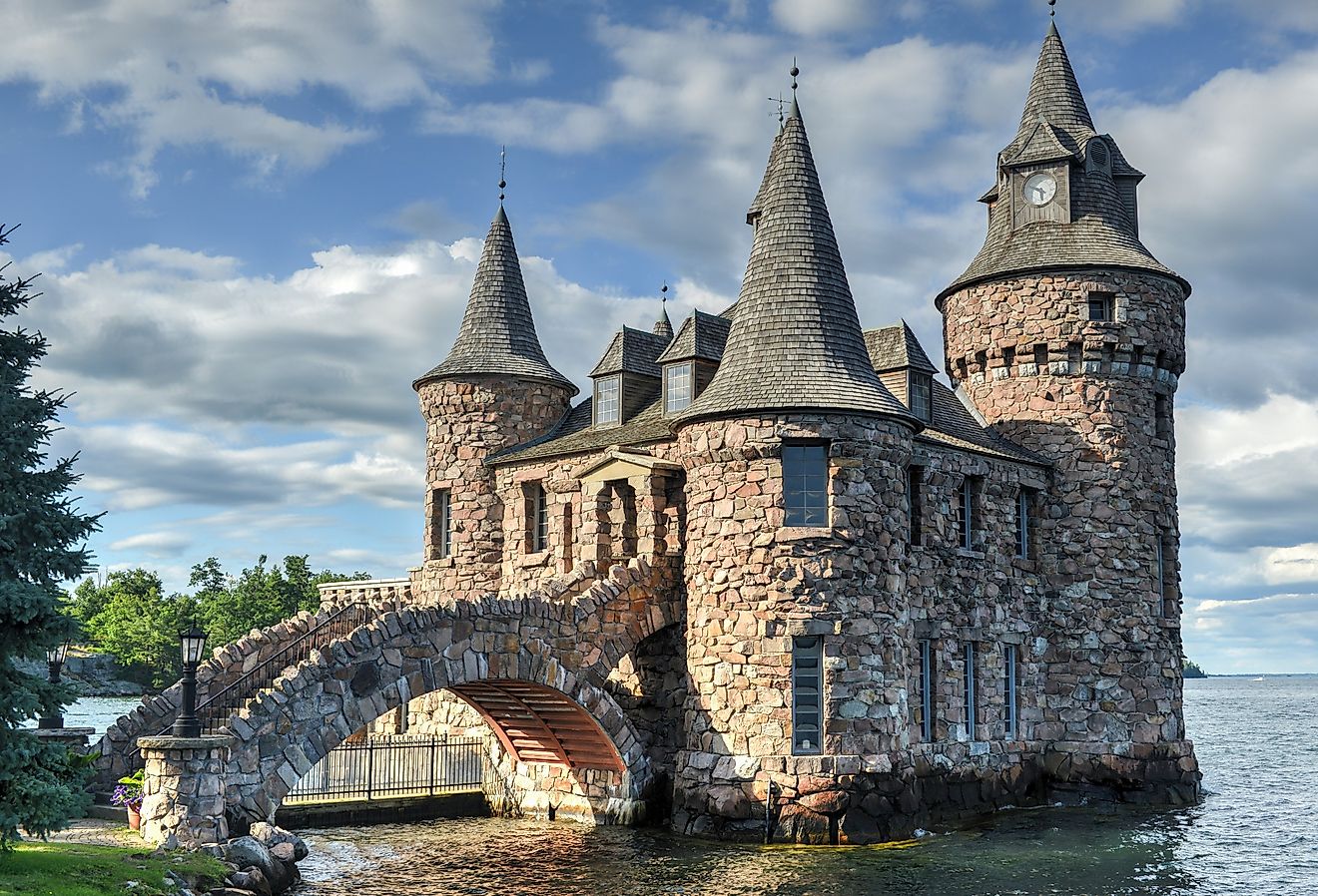 Power House of Boldt Castle in Thousand Islands, New York.
