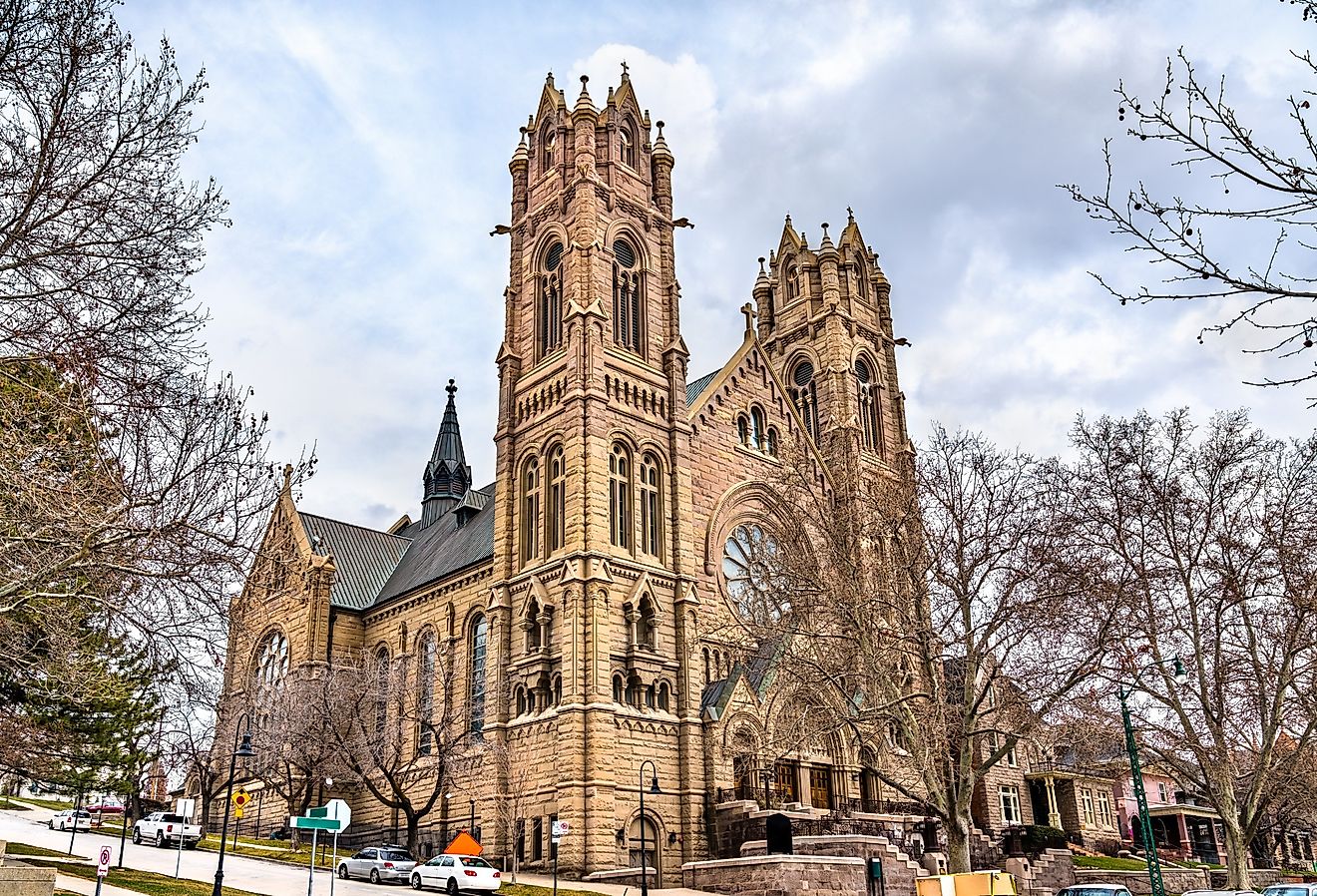 Cathedral of the Madeleine in Salt Lake City, Utah.