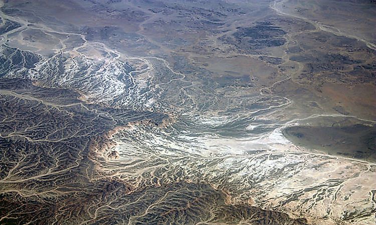 Wadis in North-East Egypt.