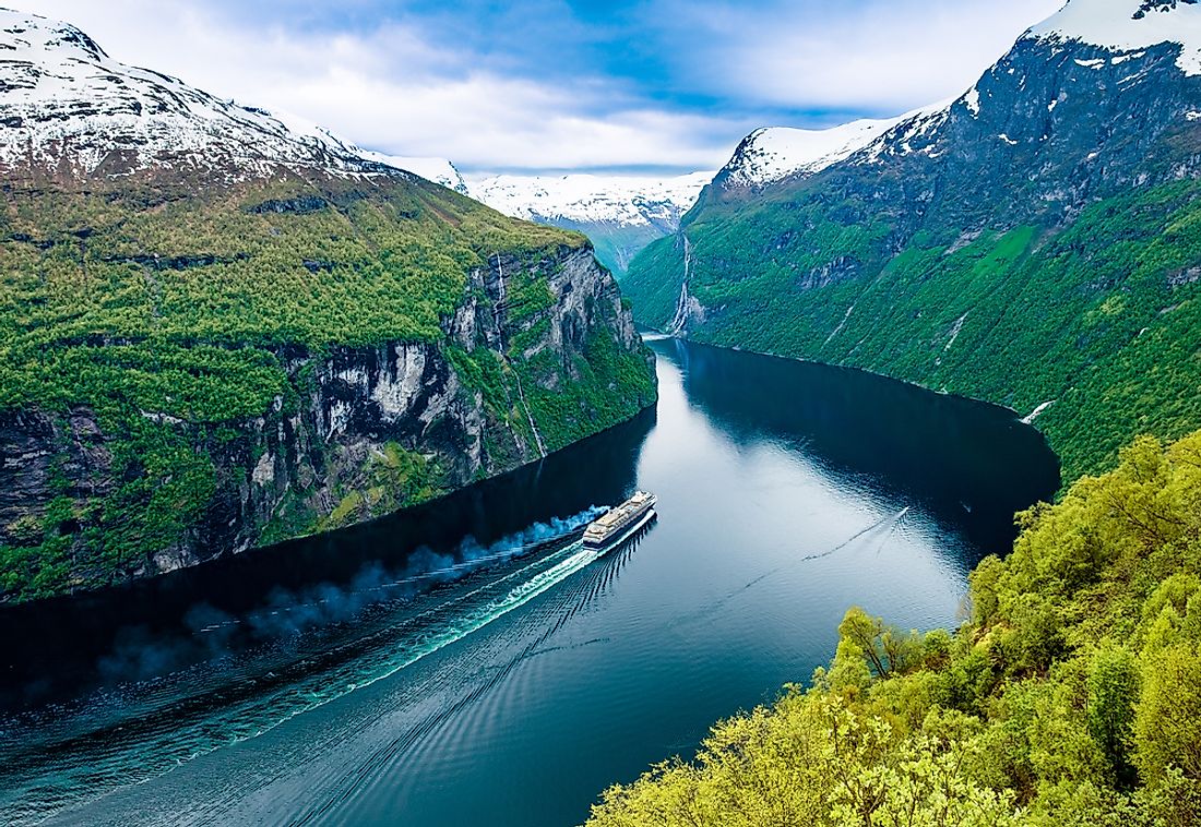 Norway is world-famous for its fjords. 