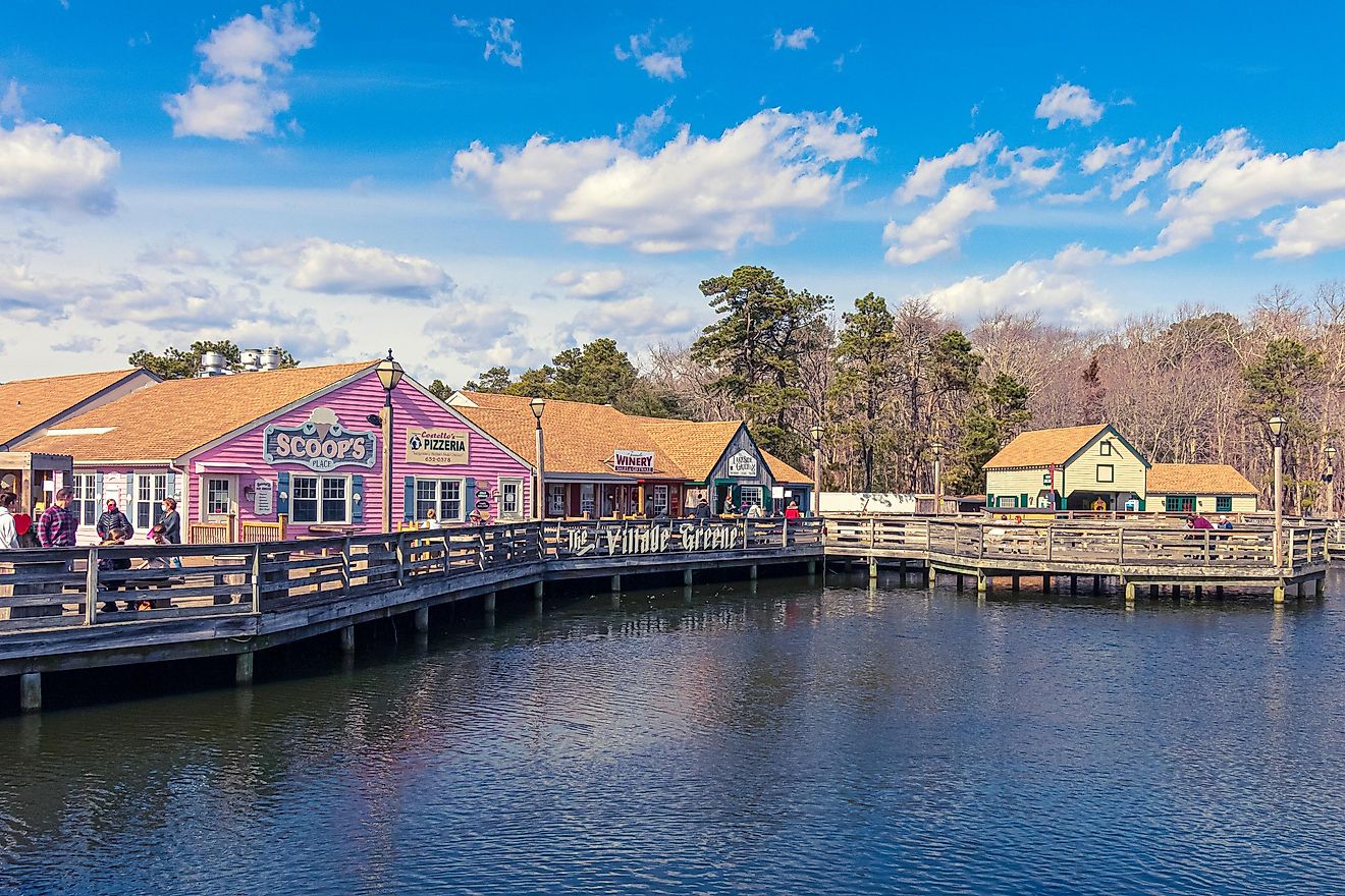 Waterfront in Smithville, New Jersey.