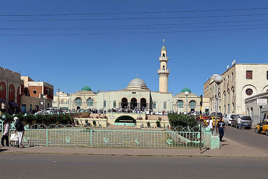 The Great Mosque of Asmara in Eritrea.