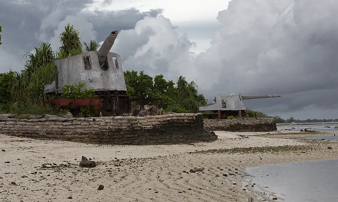 Tawara was occupied by the Japanese military during World War II.