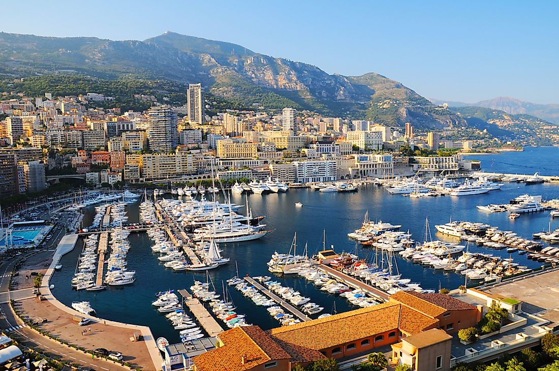 Port Hercules in Monaco. 