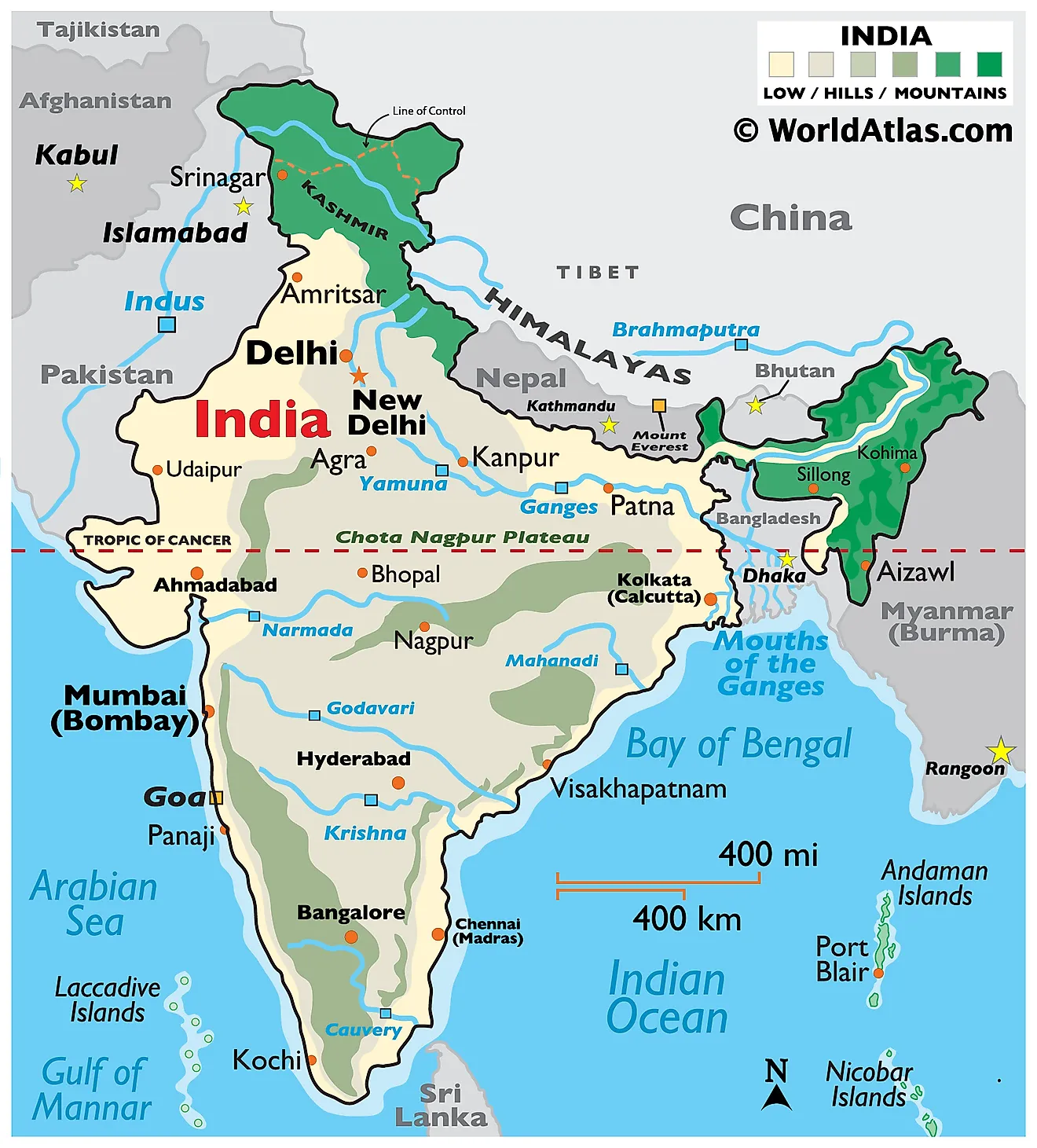 India Maps & Facts - World Atlas