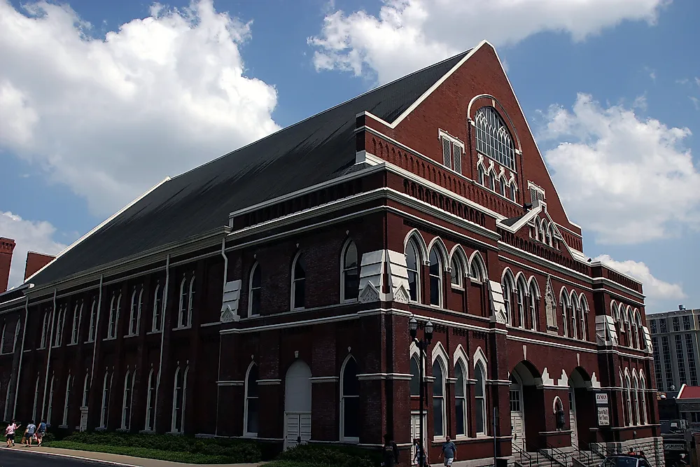 The famous Ryman Auditiorium. 