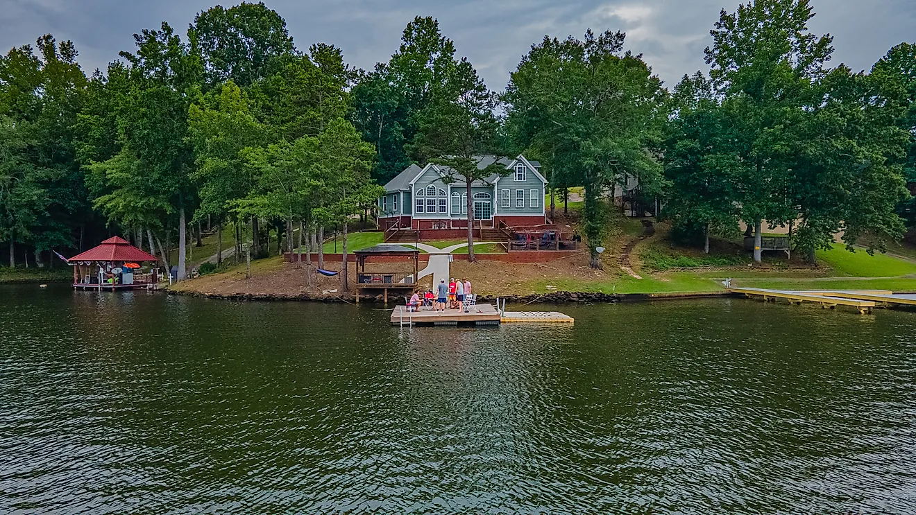 Lake Wedowee is a popular recreational area in Alabama.
