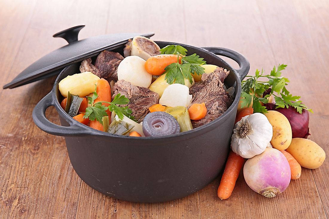 Pot-au-feu is often considered to be the national dish of France. 