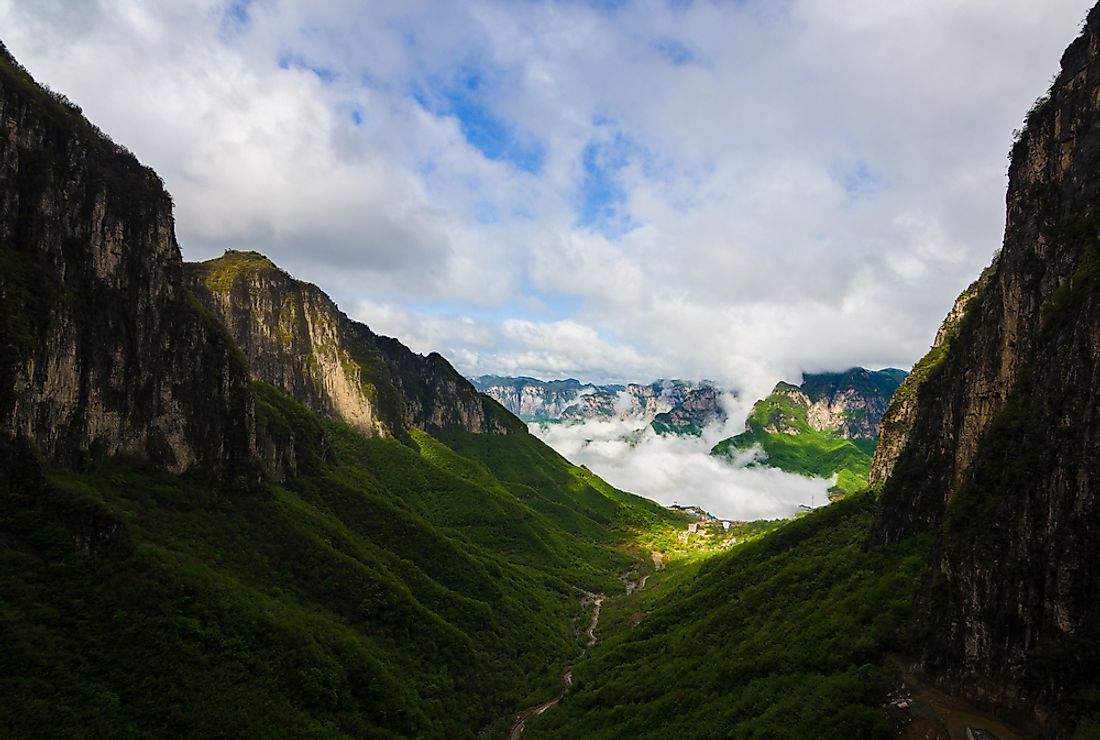 The Taihang Mountains. 