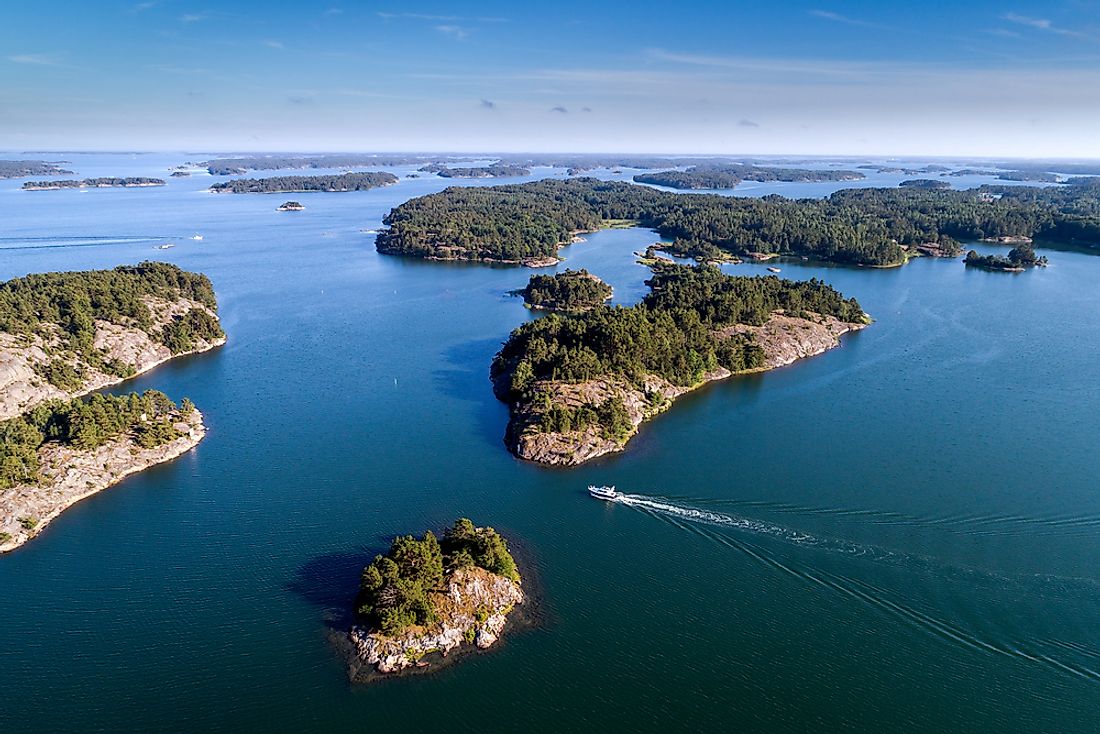 The islands of the of the Archipelago Sea are interconnected by bridges, ferries, and other vessels.