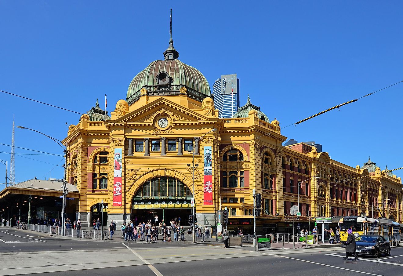 In 1909, this iconic building became the first railway station in Australia. Image credit: Nokuro / Shutterstock.com