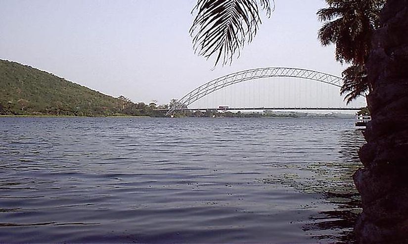 The Volta River in Ghana